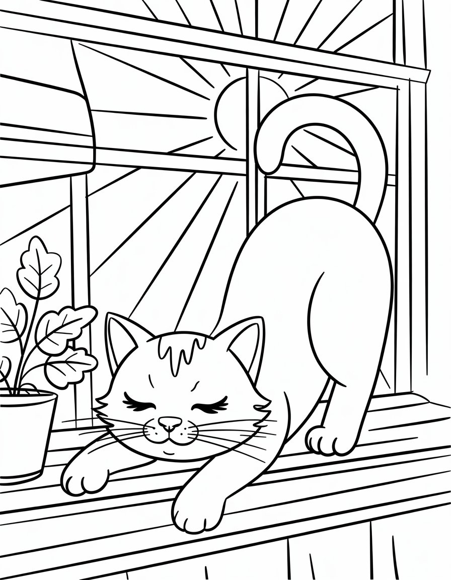 Window Sill Cat
